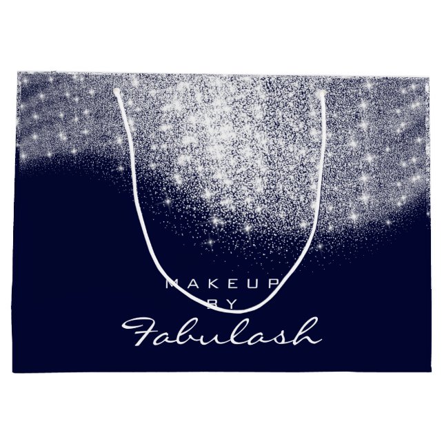 Glitter Silver Grått Namn Blue Navy Möhippa White (Baksidan)