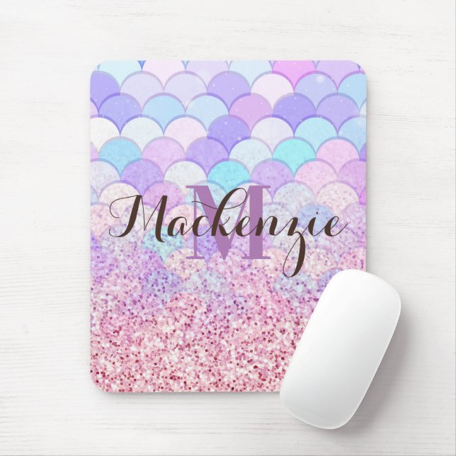 Glitter Sjöjungfru Musmatta (Med mus)