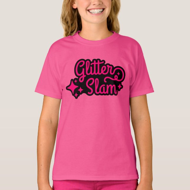 Glitter Slam T Shirt (Framsida)