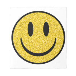 Glitter Smile Ansikte Anteckningsblock