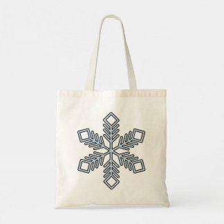 Glitter Snowflake - Baby Blue Branches Tygkasse