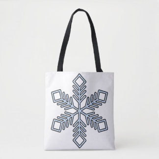 Glitter Snowflake - Baby Blue Branches Tygkasse