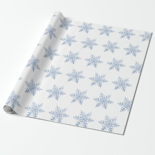 Glitter Snowflake Mönster Presentpapper