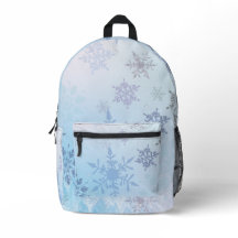 Glitter Snowflake Snowy Mountain Winter