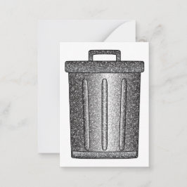 Glitter Sopor kan Anteckningskort