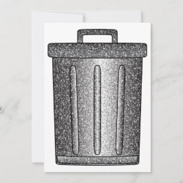 Glitter Sopor kan Julkort