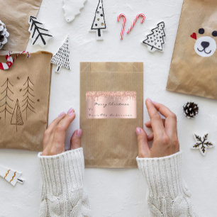 Glitter Spark Ro Snö Helgdagar  jul - säsong Fraktsedel