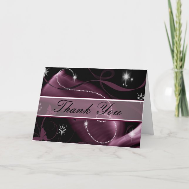 Glitter Sparks Tackkort (Framsida)