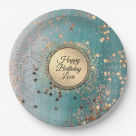 Glitter Stardust på Blue Teal