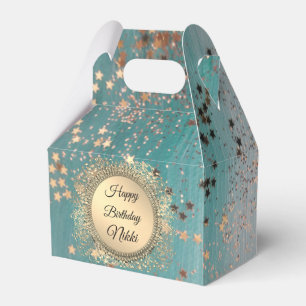 Glitter Stardust på Blue Teal Presentaskar