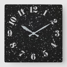 Glitter Stars2 - Silver Black