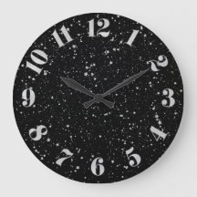 Glitter Stars2 - Silver Black