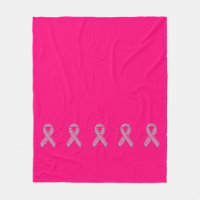 Glitter Stil Rosa Ribbon Awareness Fuchsia