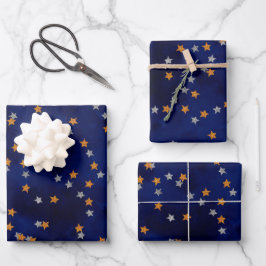 Glitter stjärnor på papper grunge