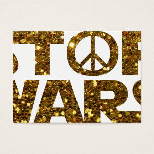 glitter stop krig visitkort