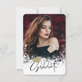 Glitter Studentmössa Photo Studentfest Inbjudningar