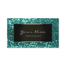 Glitter Stylist Mode Bloggare Aqua Black Mint