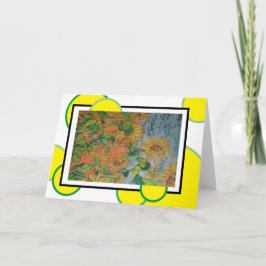 "'Glitter Sunblommor'" Kort