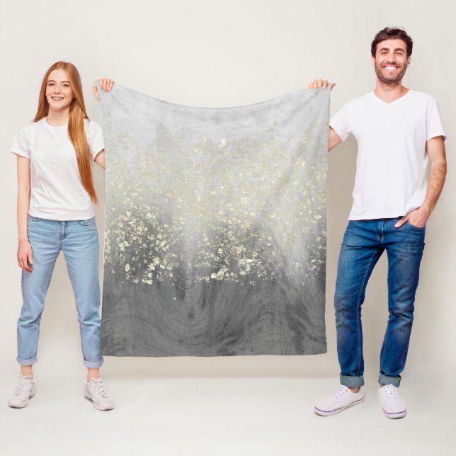 Glitter Swirl Fleecefilt (På plats)