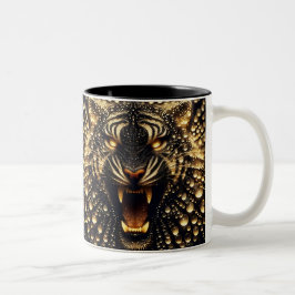 Glitter Tiger Två-Tonad Mugg
