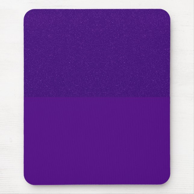 Glitter Top Lila Desk Mousepad - Anpassadet Musmatta (Framsidan)