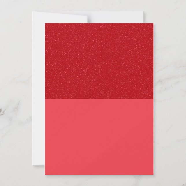 Glitter Top Tomato Röd Magnet – Kan anpassas (Framsida)