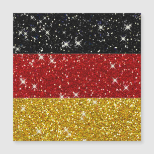 Glitter Tyskland Flagga med miniatyrdiagram