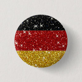 Glitter Tyskland Flagga med miniatyrdiagram Knapp