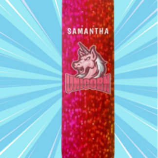 Glitter Unicorn Mini Skateboard Bräda 18,5 Cm