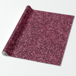 Glitter Urban Metallic Burgundy Beet Bordeaux Presentpapper