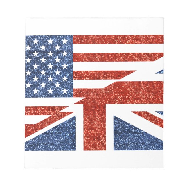 glitter usa uk anteckningsblock (Framsida)