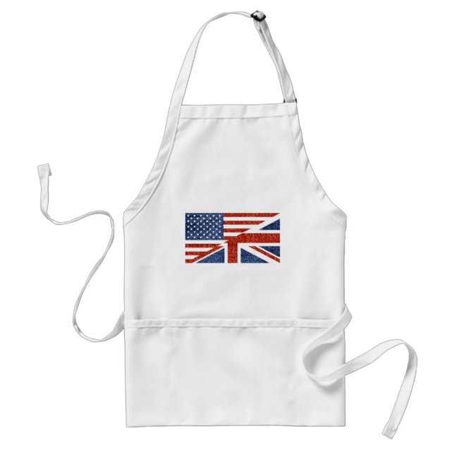 glitter usa uk förkläde (Framsidan)