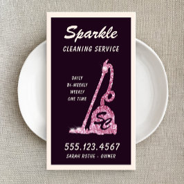 Glitter-vakuumrenare, Städning servicesamtal