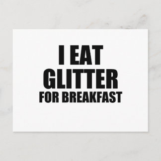 glitter vykort