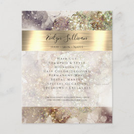 Glitter Watercolor och Foil Flyer