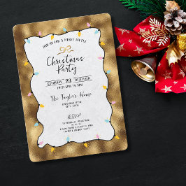 Glitter Whimsique Hand plockade Bow jul Party Inbjudningar