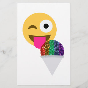 glitter wink emoji brevpapper