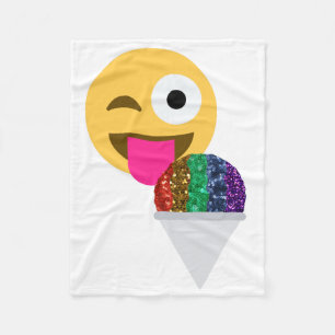 glitter wink emoji filt