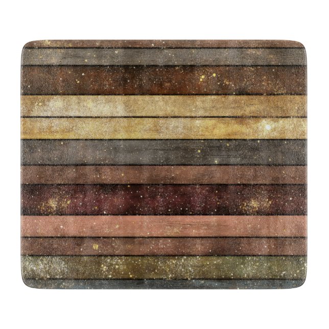 Glitter Wooden Board Mönster (Framsidan)