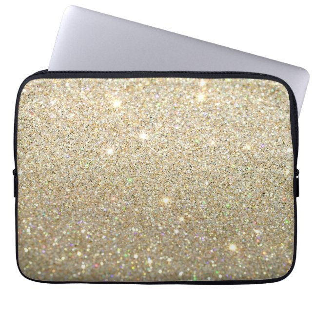 Glitterbärbar datorfodral (Framsidan)