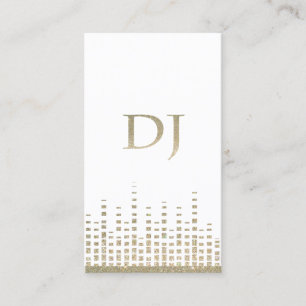 GlitterDJ-visitkort Visitkort