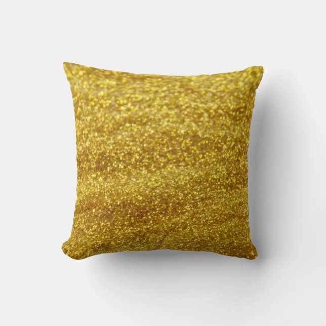 Glitterguld Kudde (Framsida)