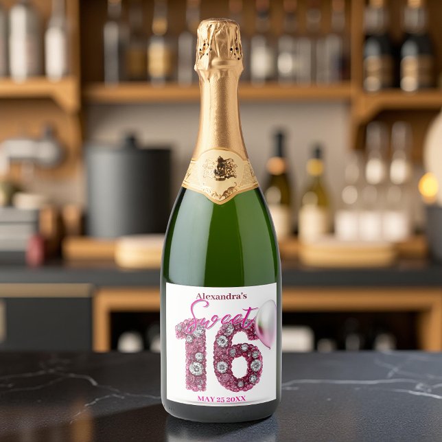 Glittering Gemstones och Rosa Ballon Sweet 16 (Skapare uppladdad)