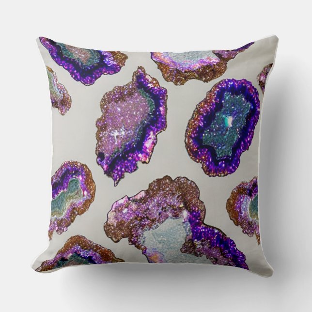 Glittering Geode Dekorativ kudde (Framsida)