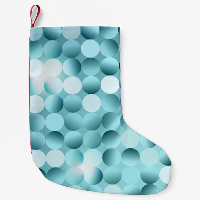 Glittering konetti grönt firande bakgrund liten julstrumpa (Framsidan)