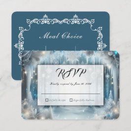 Glittering Snowy Forest Entre Choices Wedding OSA Kort