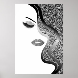 Glitterkvinna Poster