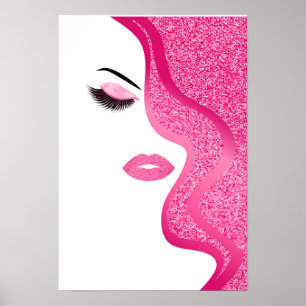 Glitterkvinna Poster