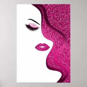 Glitterkvinna Poster