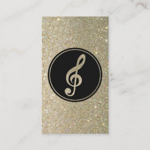 Glittermusik noterar visitkorten visitkort